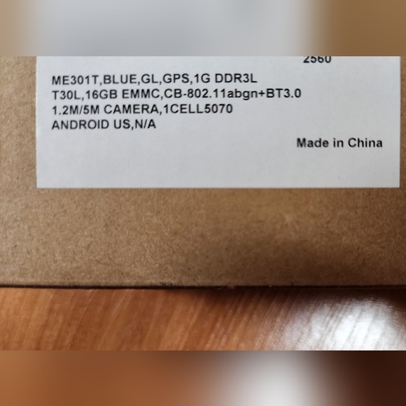 Asus MeMo Pad Smart ME301T, Blue, 1G DDR, 16GB EMMC, 802.11abgn, BT3.0, 1.25M/5M - Picture 5 of 6